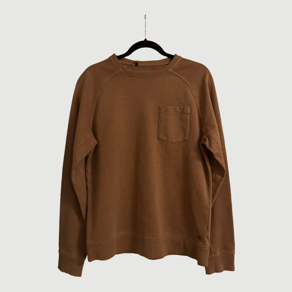 *Limited* VRST Men's Washed Twill Terry Crew (Smokey Sage)